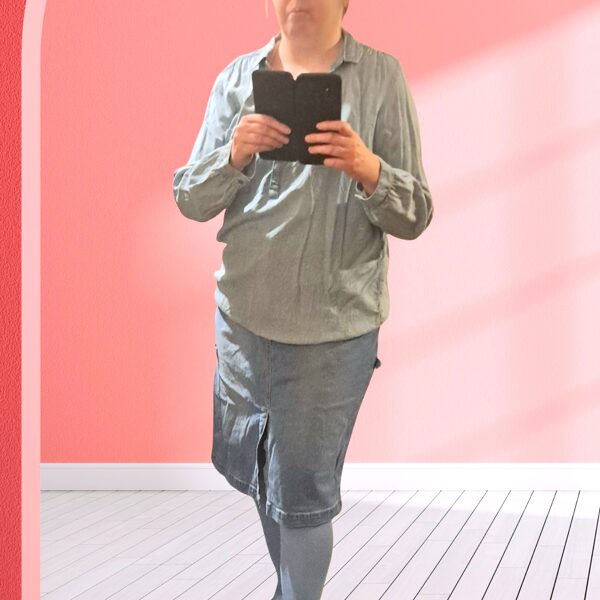 Błękitny pastelowy