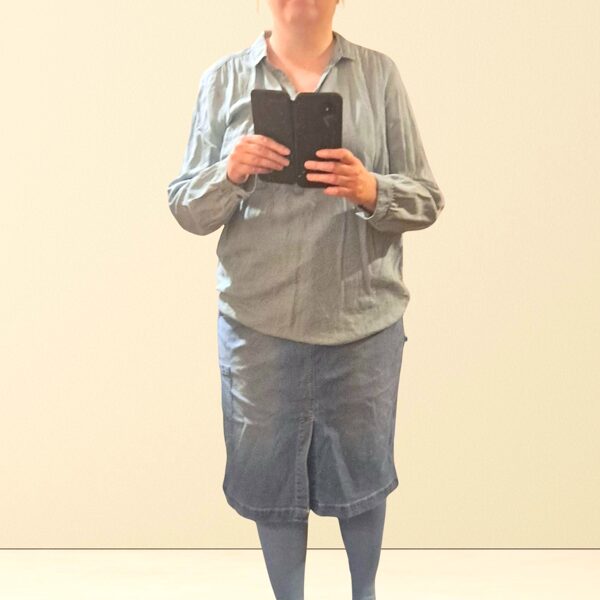 Błękitny pastelowy