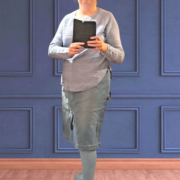 Błękitny pastelowy