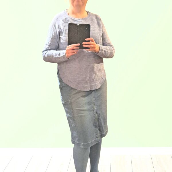 Błękitny pastelowy