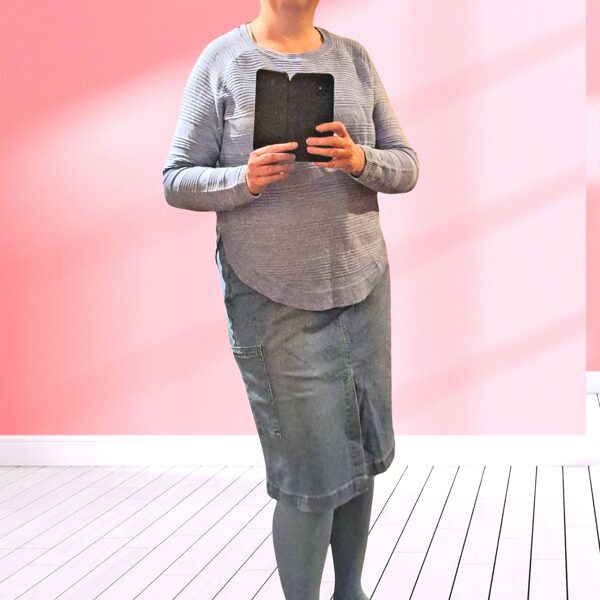 Błękitny pastelowy