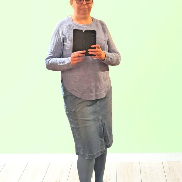 Błękitny pastelowy