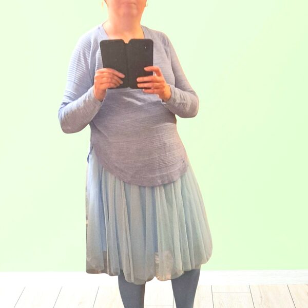 Błękitny pastelowy