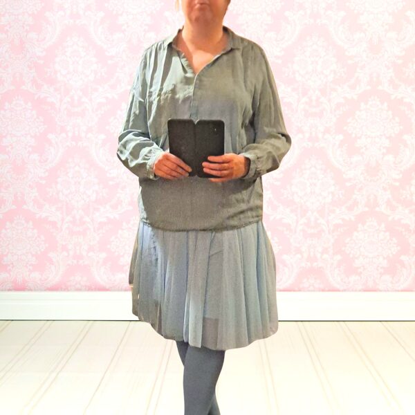 Błękitny pastelowy