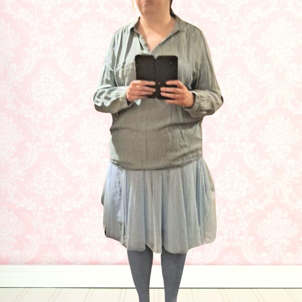 Błękitny pastelowy