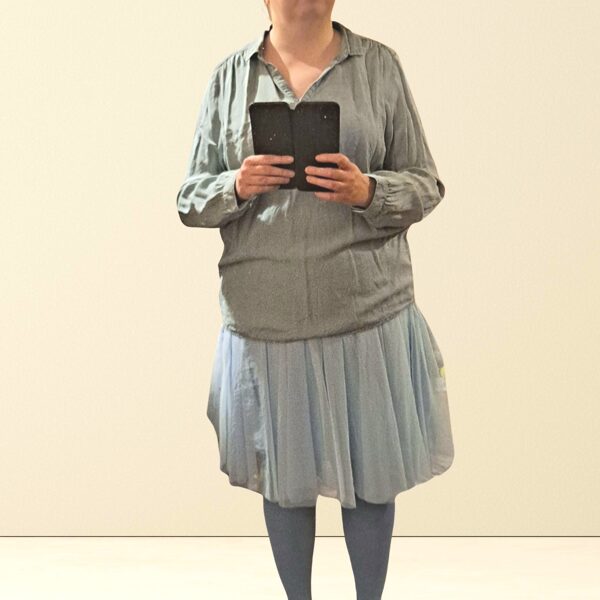 Błękitny pastelowy