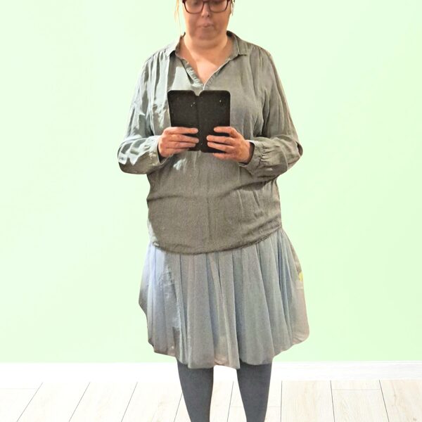 Błękitny pastelowy